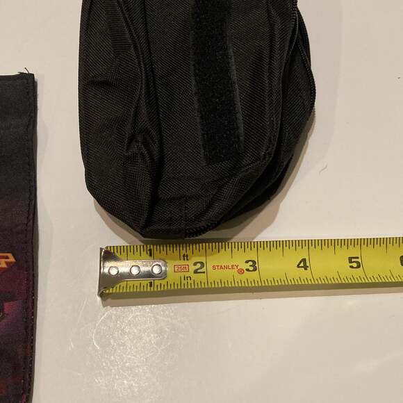 Minecraft Dungeons Bag Pencil Pouch 2 Zipper Black - Picture 7 of 7